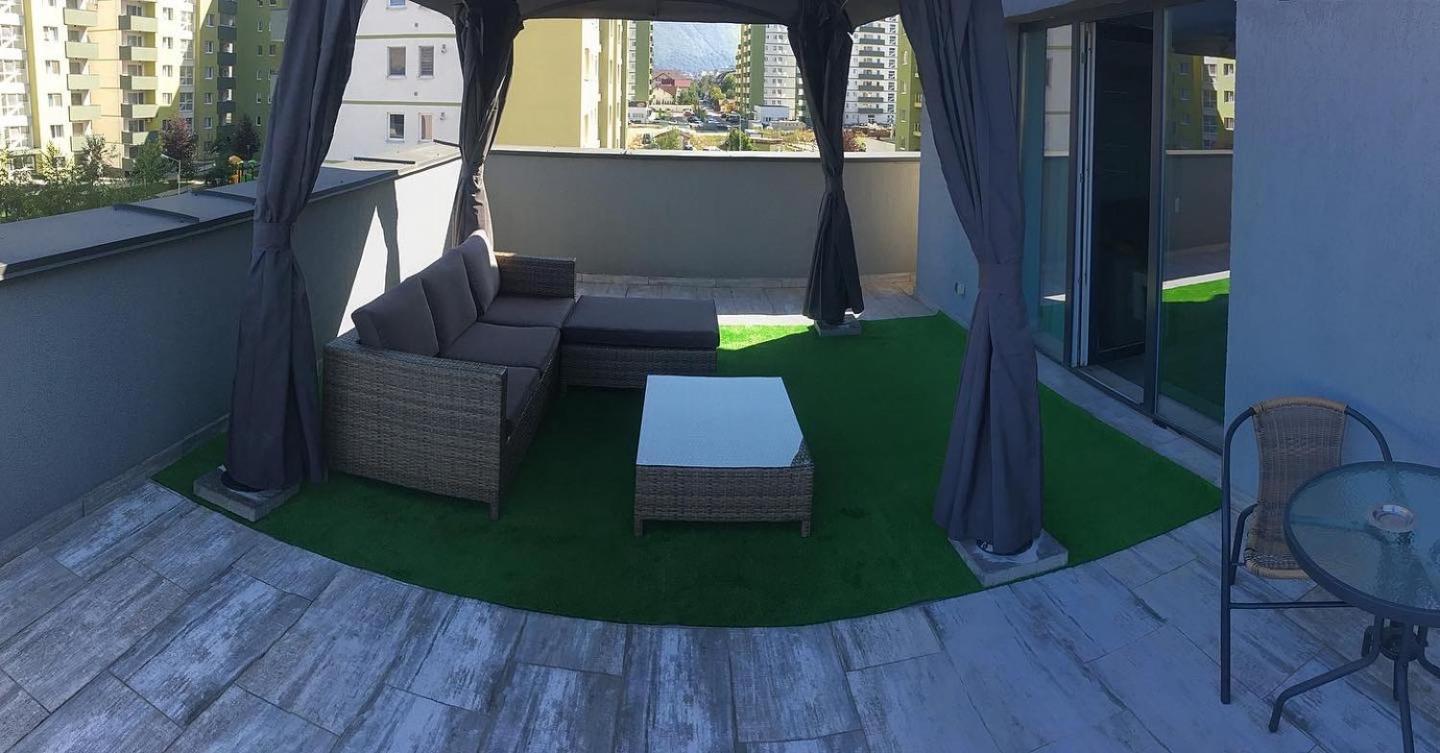 Ferienwohnung Fantastic Sunset Penthouse Brașov Exterior foto